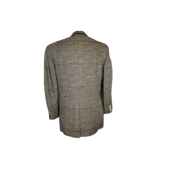 Cricketeer 1847 Dillard’s Vintage Men’s Blazer Houndstooth Plaid Union Made USA - Picture 4 of 11